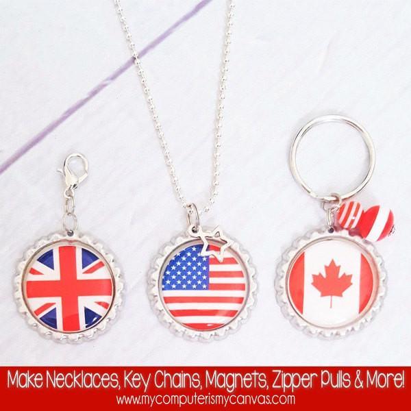 Philippine Flag Necklace