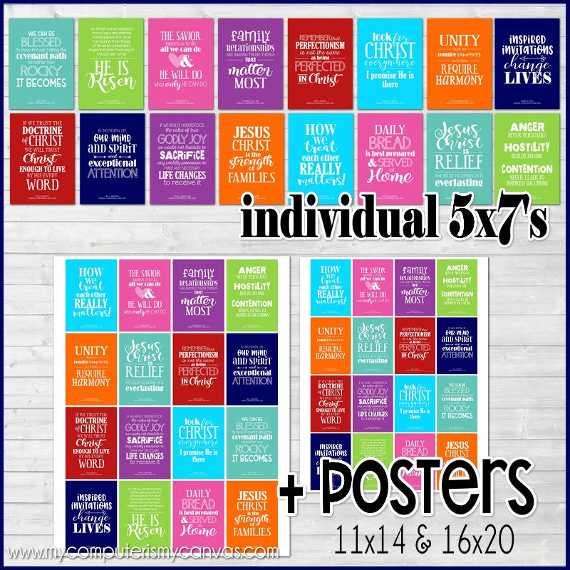 Printable Planner Stickers General Conference Quotes the 