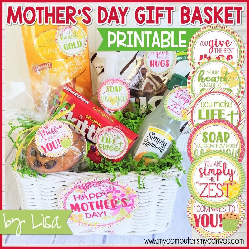 Mother's Day Herbal Tea Garden Gift Labels