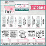 2023 CFM New Testament Family Bulletin Board Kit {APRIL} PRINTABLE