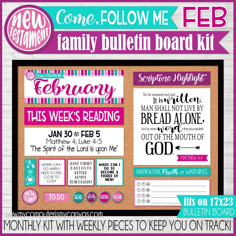 2023 CFM Family Bulletin Board Kits – My Computer is My Canvas | Bloom ...