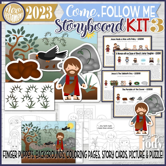 2023 CFM Story Board Kit 3 {NEW Testament} PRINTABLE