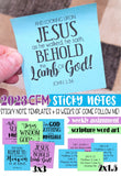 2023 CFM Weekly Sticky Notes {New Testament} PRINTABLE