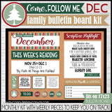 2024 CFM BOOK OF MORMON Family Bulletin Board Kit {DECEMBER} PRINTABLE