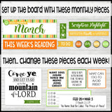 2024 CFM BOOK OF MORMON Family Bulletin Board Kit {MARCH} PRINTABLE