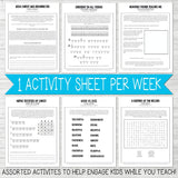 2024 CFM Weekly Activity Sheets JAN-DEC {BOOK OF MORMON} Printable