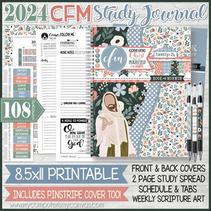 2024 Come Follow Me STUDY Journal {BOOK OF MORMON} PRINTABLE