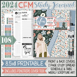 2024 Come Follow Me STUDY Journal {BOOK OF MORMON} PRINTABLE