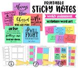 2025 CFM Weekly Sticky Notes {Doctrine & Covenants} PRINTABLE