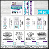 2025 {D&C} CFM "FULL" Monthly Bulletin Board Kits {JAN-DEC} PRINTABLE