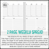 2025 EVERYDAY Personal Planner {Inside Pages Only} EDITABLE Printable