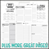 2025 EVERYDAY Personal Planner {Inside Pages Only} EDITABLE Printable