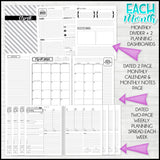 2025 Latter-day Lifestyle Planner {Inside Pages Only} EDITABLE Printable