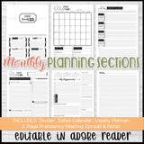 2025 RELIEF SOCIETY Presidency Planning Kit {EDITABLE} PRINTABLE