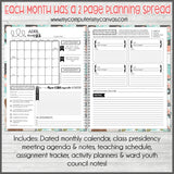 2025 YW CLASS Presidency Planner {EDITABLE} PRINTABLE