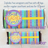 BEST TEACHER EVER Candy Bar Wrapper PRINTABLE-My Computer is My Canvas