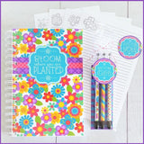 "BLOOM Where You Are Planted" Journal & Notebook {Gift Set; HALF SIZE} PRINTABLE-My Computer is My Canvas