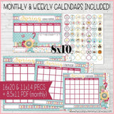 Bottle Cap Activity Calendar {ANNUAL BUNDLE} PRINTABLE-My Computer is My Canvas