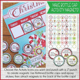 Bottle Cap Activity Calendar {CHRISTMAS} PRINTABLE-My Computer is My Canvas