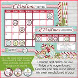 Bottle Cap Activity Calendar {CHRISTMAS} PRINTABLE-My Computer is My Canvas