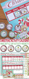 Bottle Cap Activity Calendar {CHRISTMAS} PRINTABLE-My Computer is My Canvas