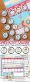 Bottle Cap Activity Calendar {SPRING} PRINTABLE-My Computer is My Canvas