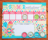 Bottle Cap Activity Calendar {SUMMER} PRINTABLE-My Computer is My Canvas