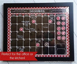 Bottle Cap Calendar {Faux Chalkboard} PRINTABLE-My Computer is My Canvas