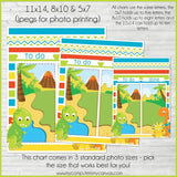 Bottle Cap Job Chart {Dinosaur} PRINTABLE-My Computer is My Canvas