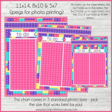 Bottle Cap Job Chart {Pastel Bricks} PRINTABLE-My Computer is My Canvas