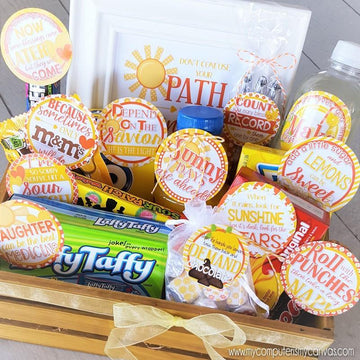 Box of Sunshine Gift Basket - Care Package for Women Get Well