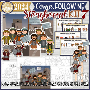 CFM BOOK of MORMON Story Board {KIT 7} Printable