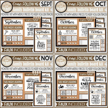 CFM D&C Family Bulletin Board Kit + FAUX Sheets {MAR 2021