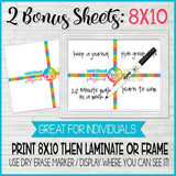 Children & Youth {LUKE 2:52} GOAL Board PRINTABLE