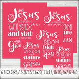 Children & Youth {LUKE 2:52} Scripture Art PRINTABLE