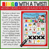 Christmas Carol BINGO Printables