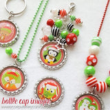 Christmas Cuties Bottle Cap PRINTABLE-My Computer is My Canvas