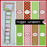 Christmas Nugget Wrappers {Merry & Bright} PRINTABLE-My Computer is My Canvas