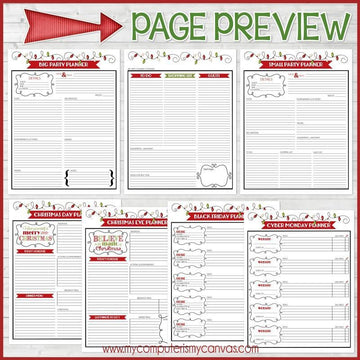 Christmas Planner Kit {FULL SIZE; UNDATED} PRINTABLE – My Computer