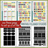 Church Family Planner Sticker Kit PRINTABLES-My Computer is My Canvas