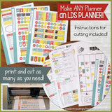 Church Family Planner Sticker Kit PRINTABLES-My Computer is My Canvas