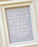 Condolence Art, Bereavement Gift {Always Near} - PRINTABLE-My Computer is My Canvas