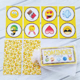 DOMINOES Game {Emoji} PRINTABLE-My Computer is My Canvas