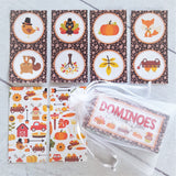 DOMINOES Game {Harvest Time} PRINTABLE-My Computer is My Canvas