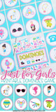 DOMINOES Game {Just for Girls} PRINTABLE-My Computer is My Canvas