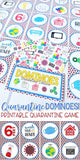 DOMINOES Game {Quarantine Edition} PRINTABLE