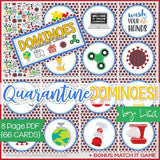 DOMINOES Game {Quarantine Edition} PRINTABLE