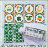 DOMINOES Game {St. Patrick's Day} PRINTABLE-My Computer is My Canvas