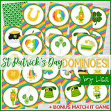 DOMINOES Game {St. Patrick's Day} PRINTABLE-My Computer is My Canvas