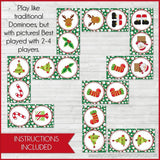 DOMINOES Game {Tis the Season Edition} PRINTABLE-My Computer is My Canvas